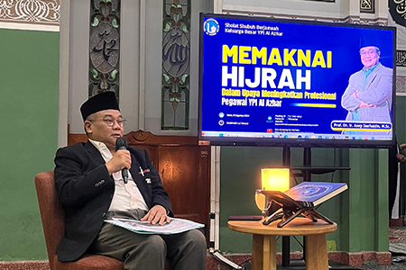 Rektor UAI Sampaikan Kuliah Shubuh Bertema “Memaknai Hijrah Dalam Upaya Meningkatkan Profesional Pegawai YPI Al-Azhar” 