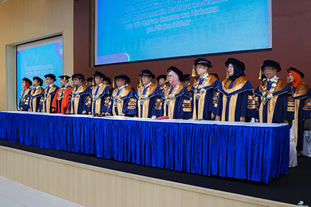 Rektor Universitas Al-Azhar Indonesia Canangkan Gerakan UAI UNGGUL pada Sidang Terbuka Senat Akademik Milad UAI ke-24