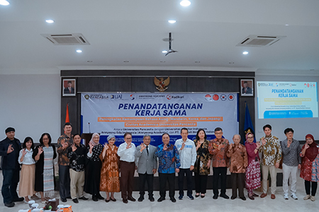 Universitas Al-Azhar Indonesia Tandatangani Kerjasama Perkuat Kemampuan Bahasa Asing Bersama Universitas Pancasila, Annyeong Edu Indonesia, dan PT Rajawali Berdikari Indonesia 