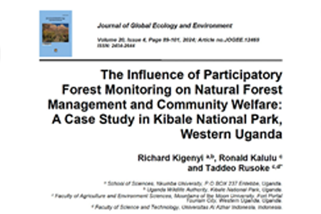 Pemantauan Hutan Partisipatif dan Restorasi Hutan Alam: Studi Kasus Masyarakat Sekitar Taman Nasional Kibale, Uganda